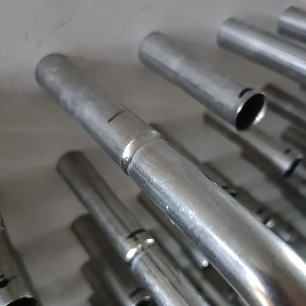 Efek pengelasan T-tube penukar panas