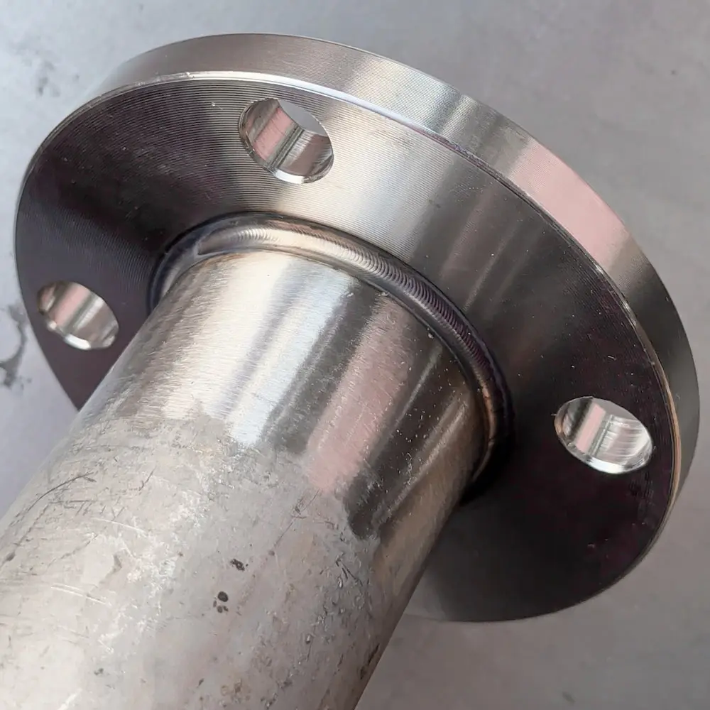 Pengelasan pipa flensa stainless steel