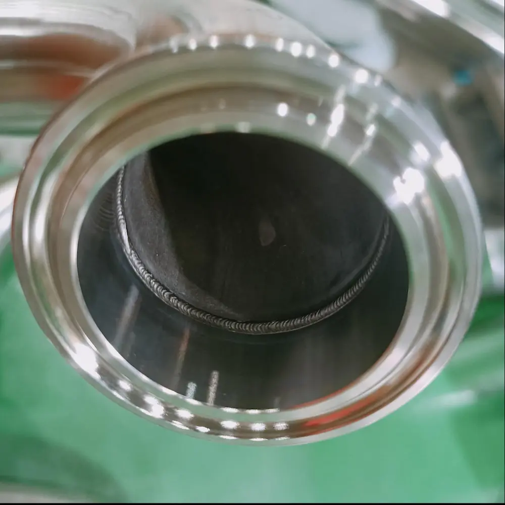 Pengelasan dua sisi dari pipa food grade stainless steel